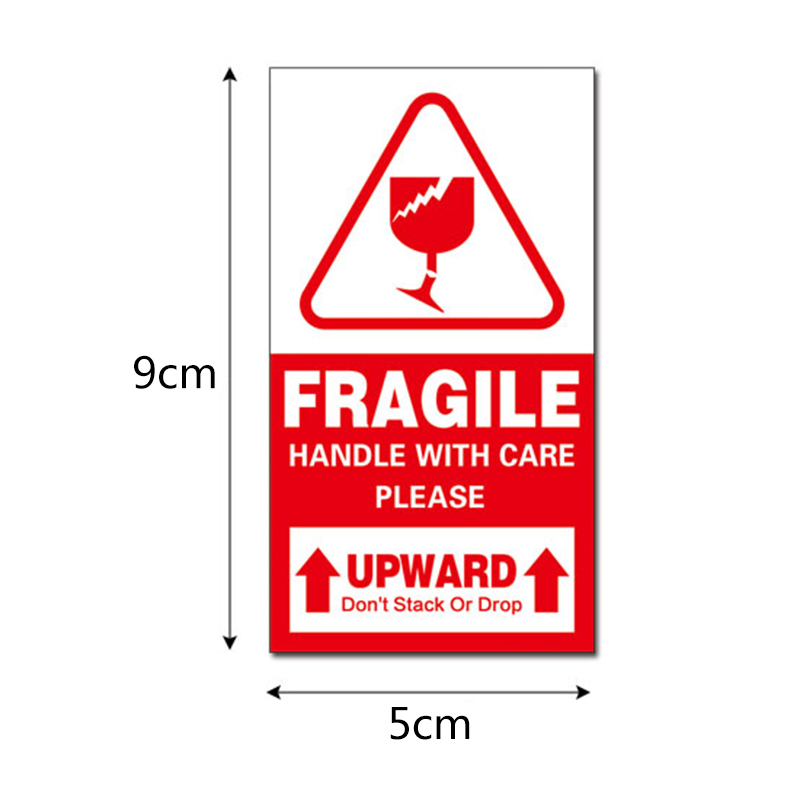 100/200PCS Fragile Stickers Please Handle with Care Thank You Warning Labels 
