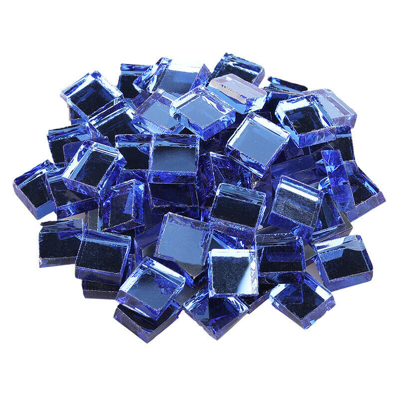 4 Style Roll Mirror Mosaic Tiles Self Adhesive Mini Square Glass DIY Craft Decor - Picture 23 of 30