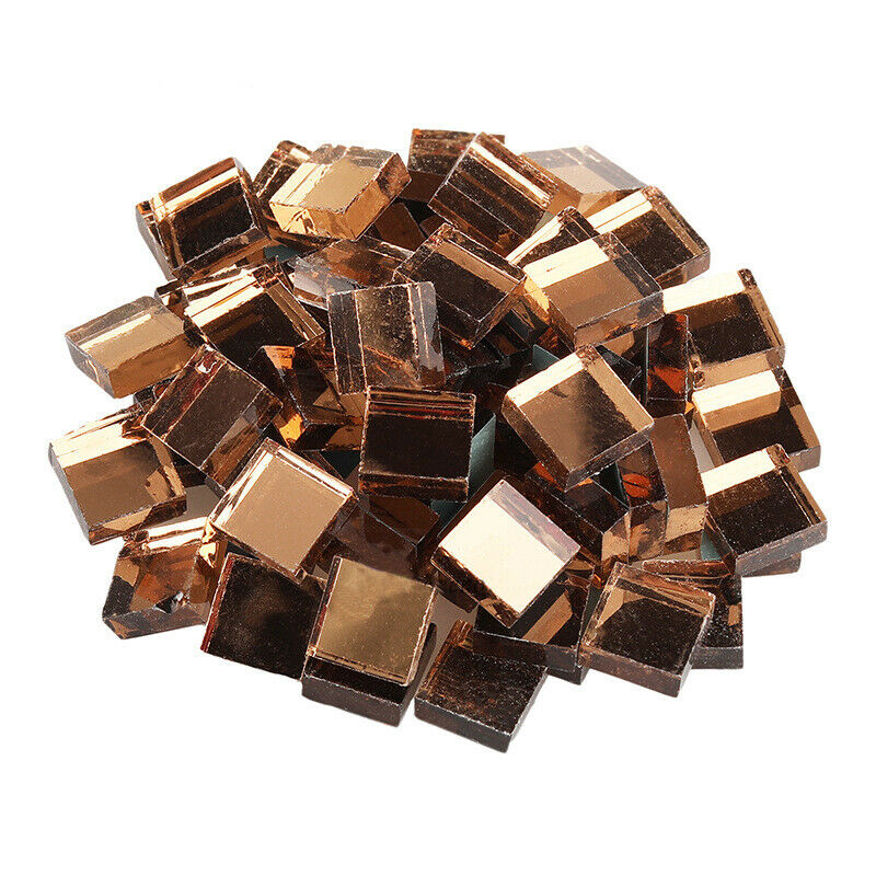 4 Style Roll Mirror Mosaic Tiles Self Adhesive Mini Square Glass DIY Craft Decor - Picture 24 of 30