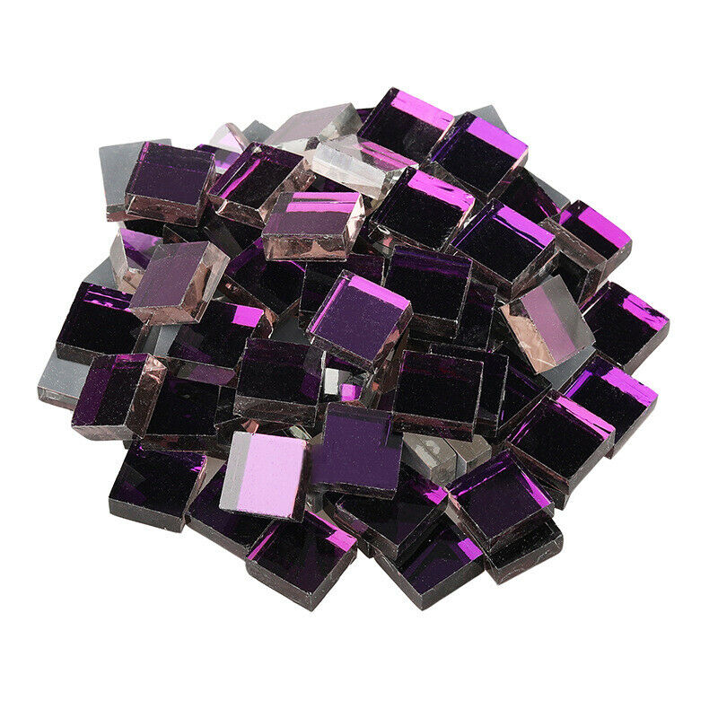 4 Style Roll Mirror Mosaic Tiles Self Adhesive Mini Square Glass DIY Craft Decor - Picture 26 of 30