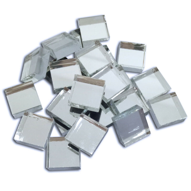 4 Style Roll Mirror Mosaic Tiles Self Adhesive Mini Square Glass DIY Craft Decor - Picture 27 of 30