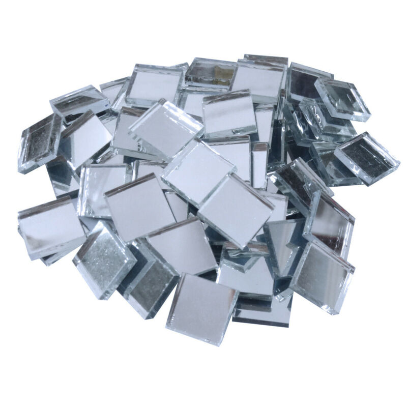 4 Style Roll Mirror Mosaic Tiles Self Adhesive Mini Square Glass DIY Craft Decor - Picture 28 of 30