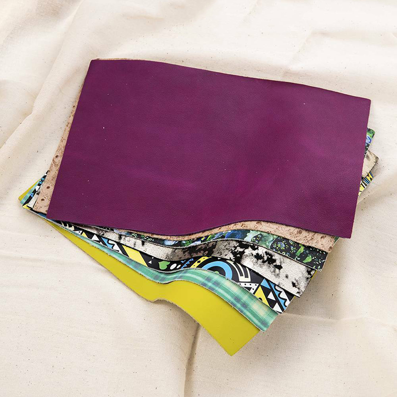 Genuine Leather Fabric Sheet Premium Cowhide Scraps Upholstery DIY Craft 20x30cm 