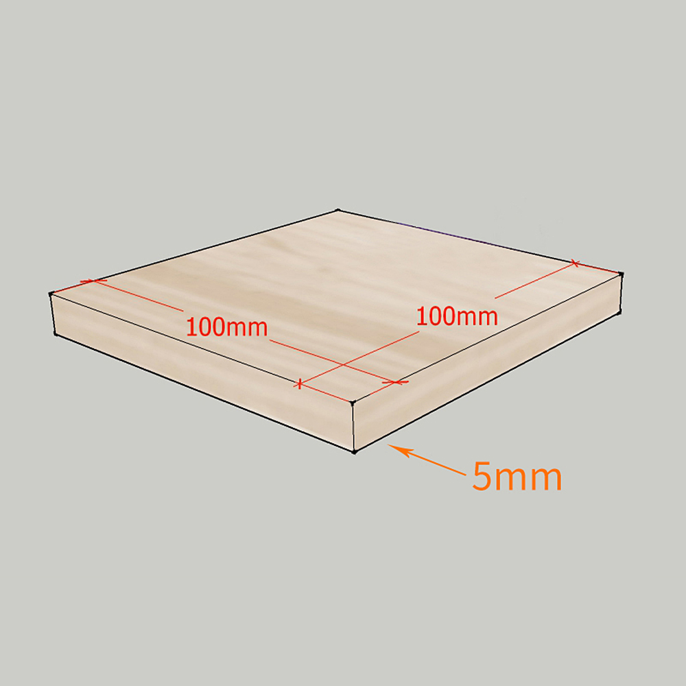 11.8/'/' Basswood Board Plywood Aviation Model Layer Plank DIY Wood Craft 1.5-10mm