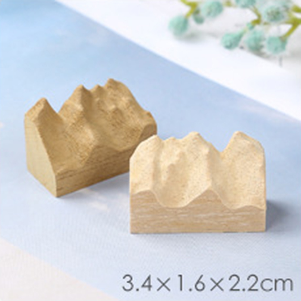 Epoxy Resin Filler DIY Wood Snow Mountain Peak Mold Making Jewelry For DIY  Craft