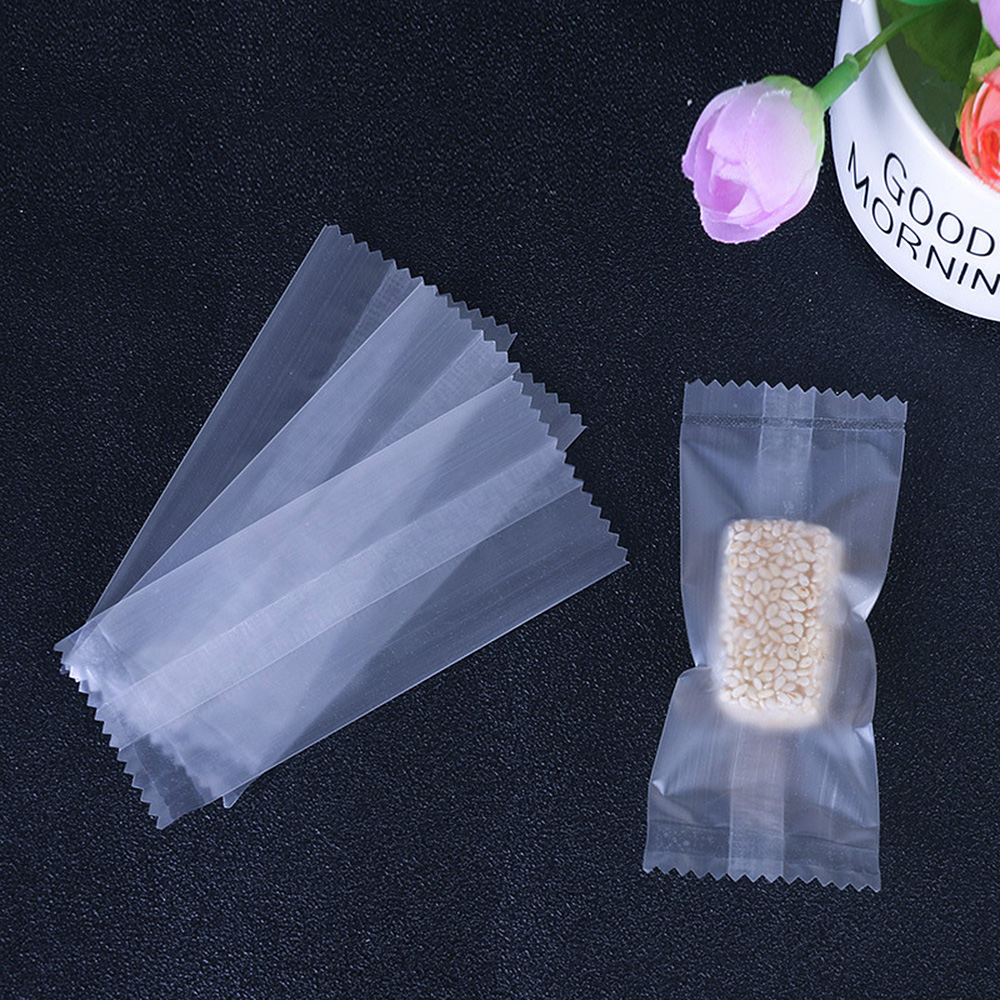 200pcs Translucent Candy Packaging Bag Heat Seal Wedding Bakery Gift Bag  Supply