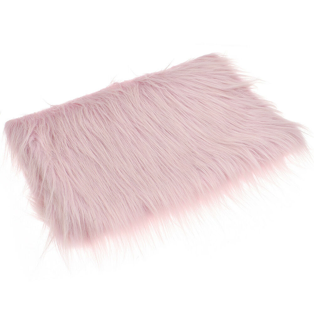 A4 Faux Fur Fabric Soft Plush DIY Sewing Clothing Scarf Decor Craft Accessories - Picture 34 of 36
