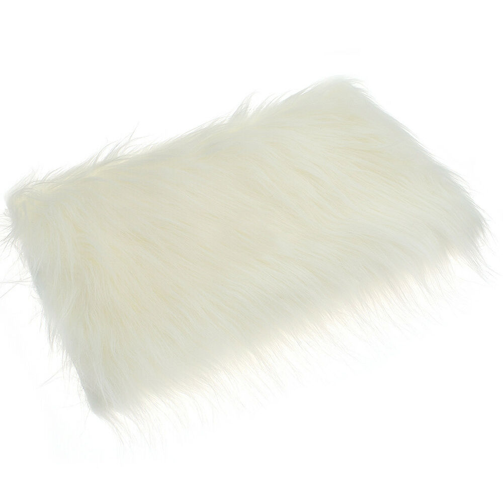 A4 Faux Fur Fabric Soft Plush DIY Sewing Clothing Scarf Decor Craft Accessories - Picture 35 of 36