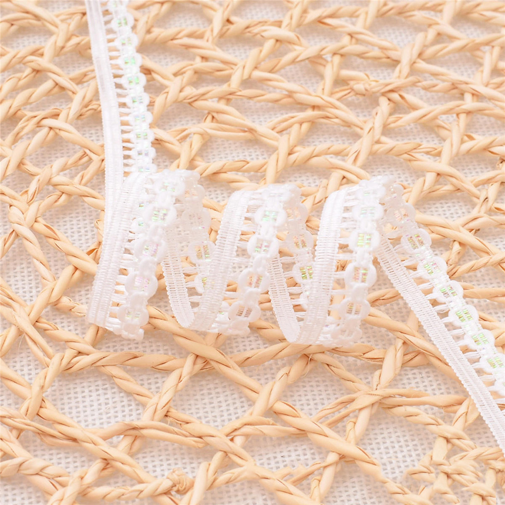 10Yards Flower Lace Trim Ribbon Garment Sewing Curtain Underwear Lingerie DIY 