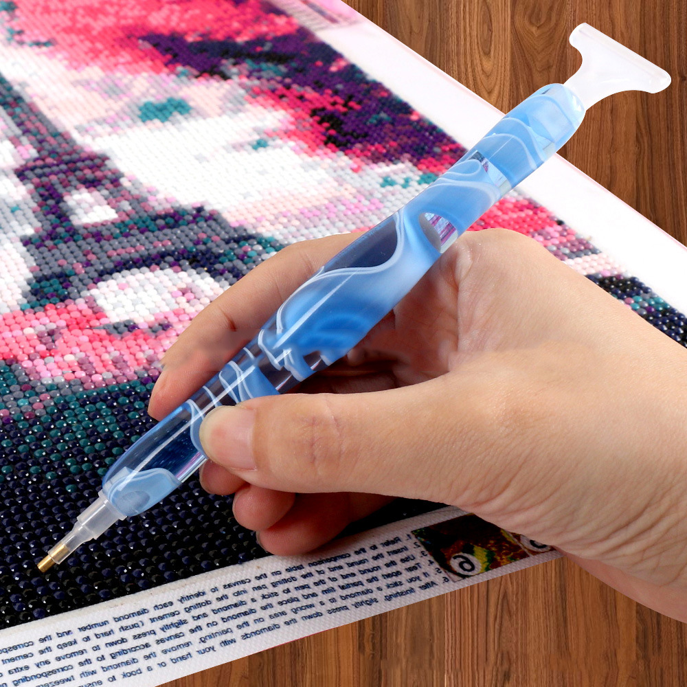 1Pc 5D Diamond Painting Tool Point Drill Pen Embroidery Cross Stitch DIY Supply