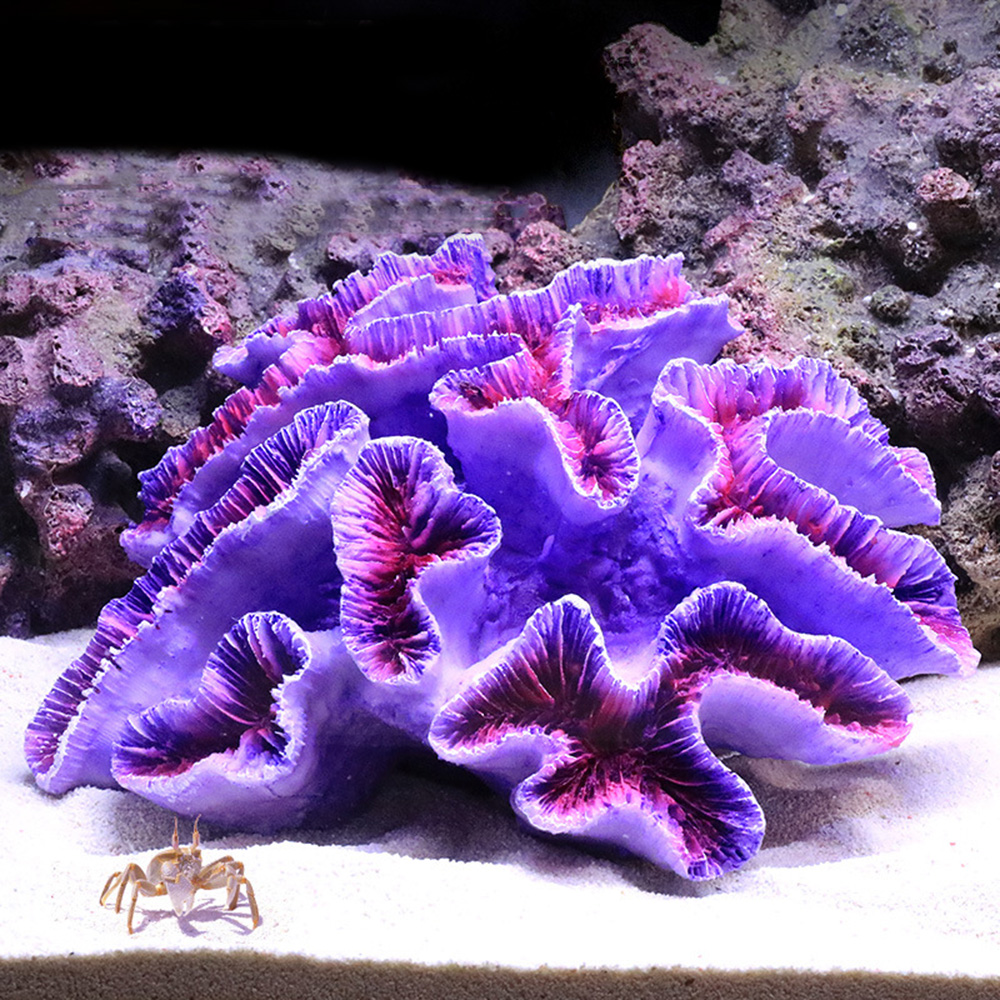 Zeus Aquarium Artificial Resin Coral Fish Tank Non-Toxic Landscape Underwater Decor Other