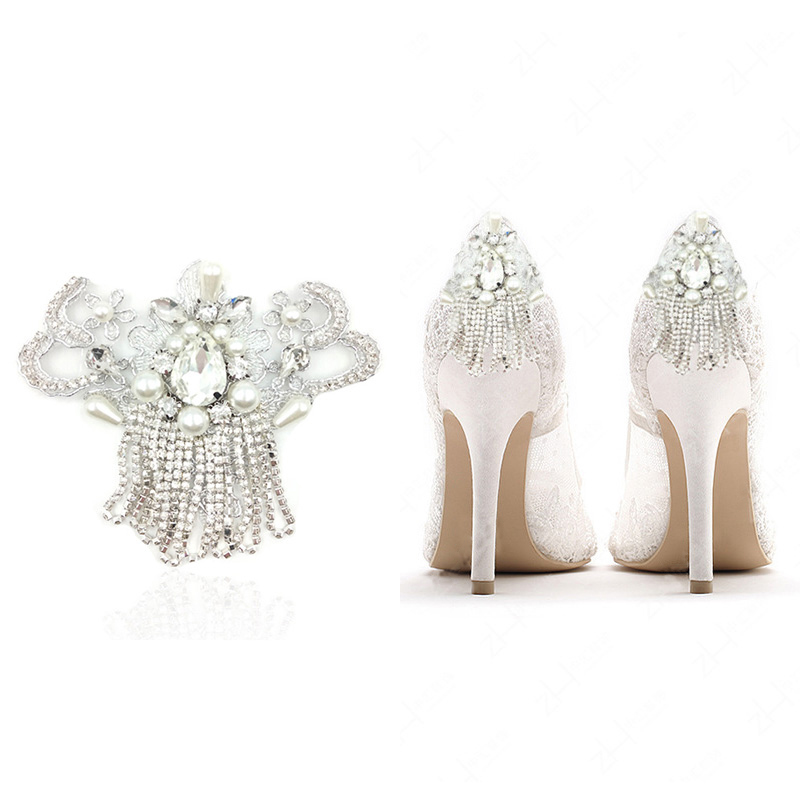 Misright 2Pcs Rhinestone Wedding Bridal Shoe Clips Accessory DIY Decoration Vintage Style