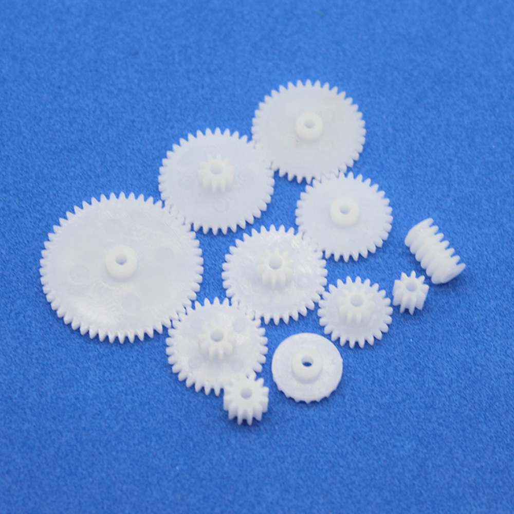 10pcs/lot 16102B Plastic Double-Deck Reduction Gear DIY Toys Robot Parts K049 