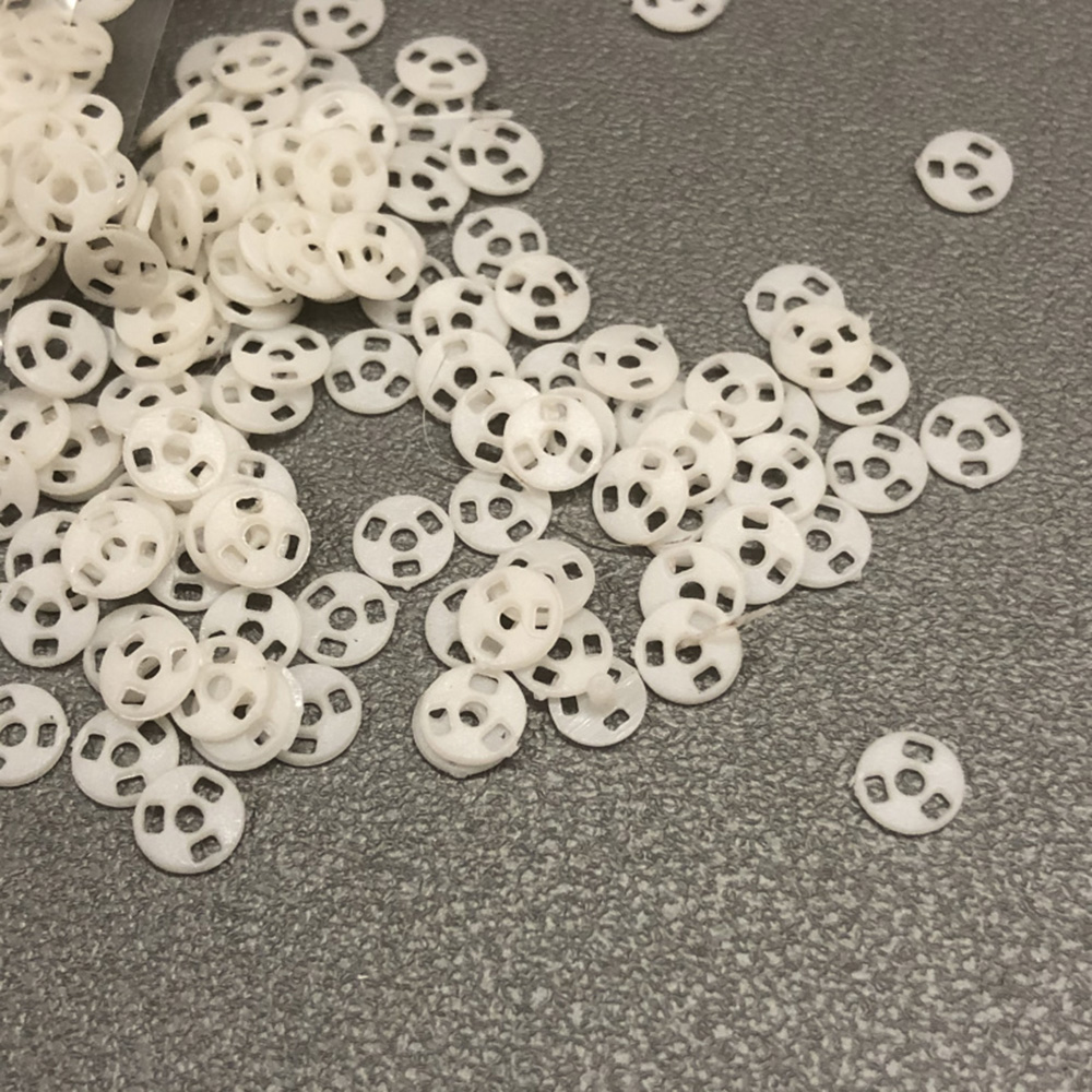 100 Pairs Mini Plastic Snap Button Invisible Buckle Toy Doll Garment Accessories - Picture 11 of 12
