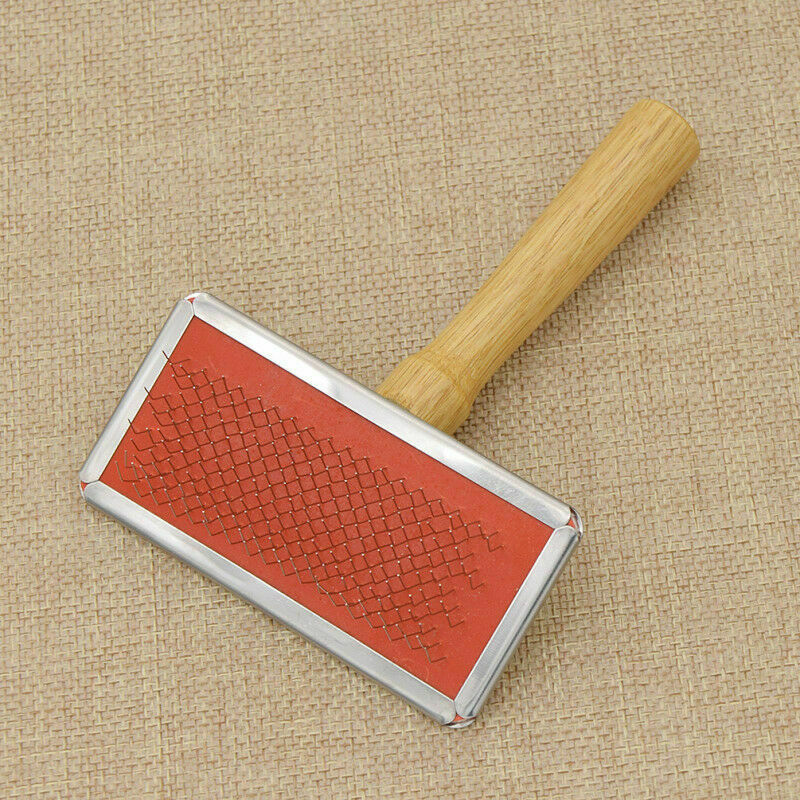 Wool Blending Carding Combs Spinning Needle Felting Grooming Craft Tools Pet Acc - Foto 8 di 10
