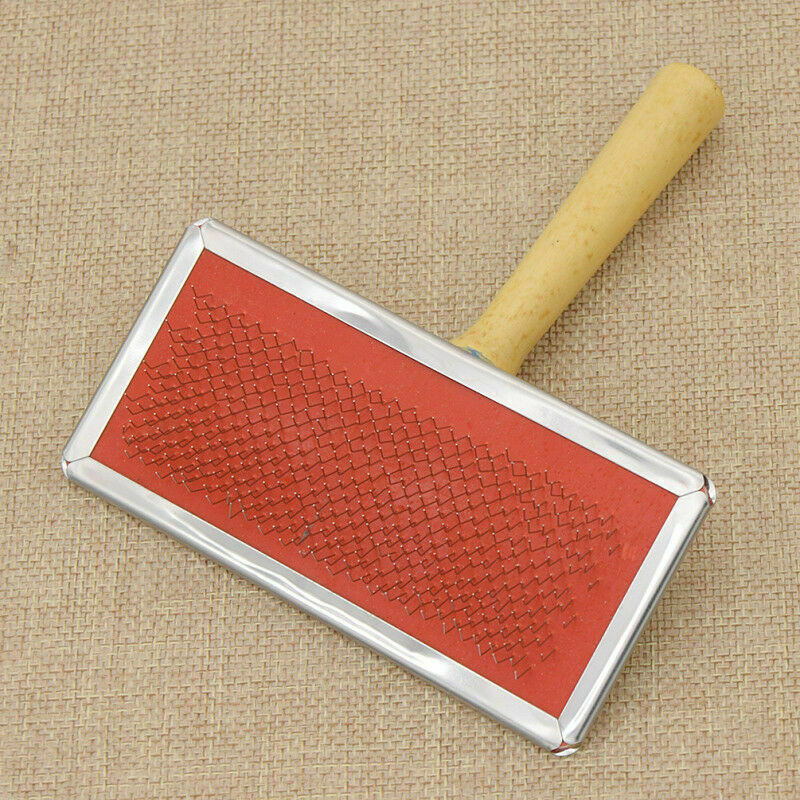 Wool Blending Carding Combs Spinning Needle Felting Grooming Craft Tools Pet Acc - Foto 9 di 10