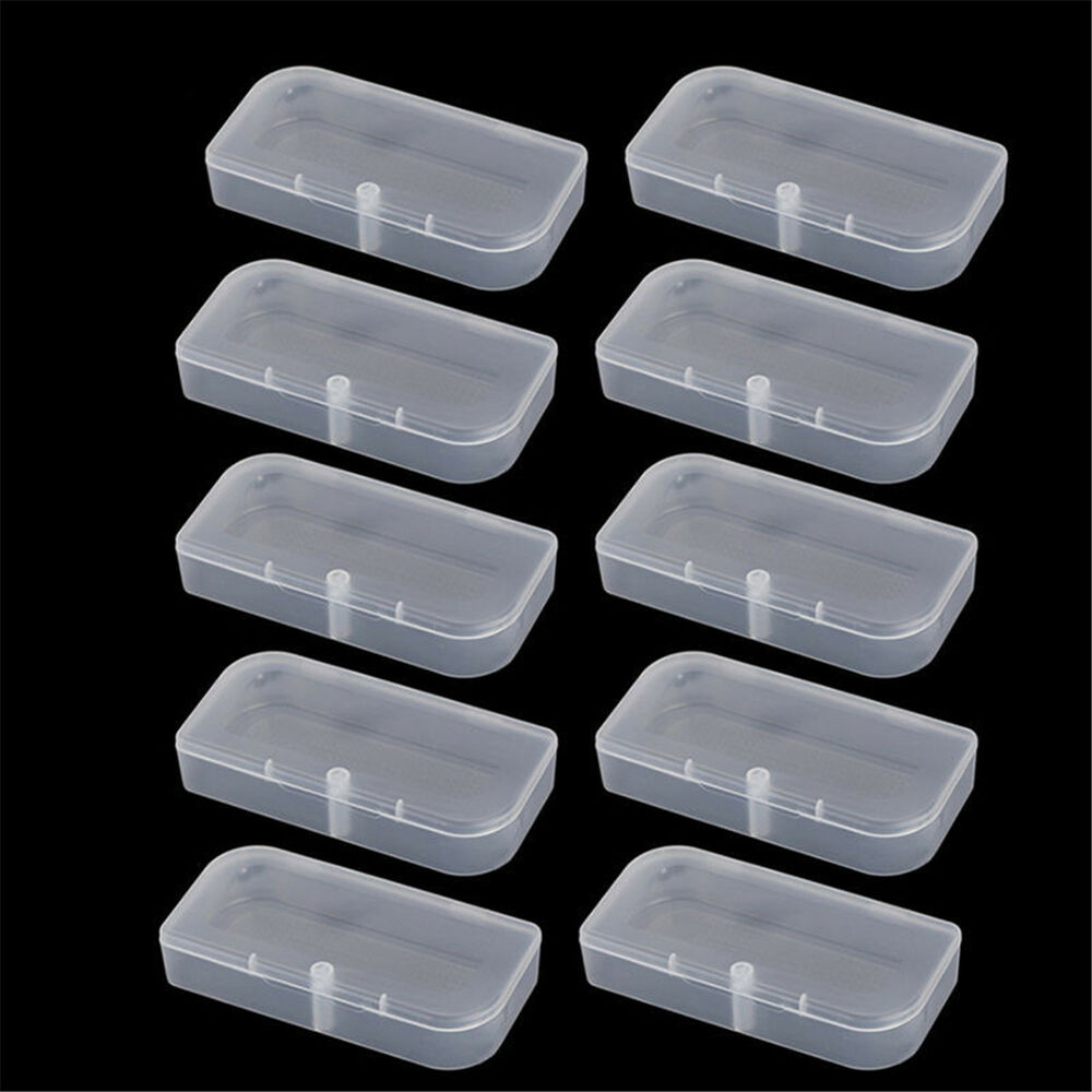 10 Pcs Mini Clear Plastic Storage Boxes For Food Snack Nuts Small Containers