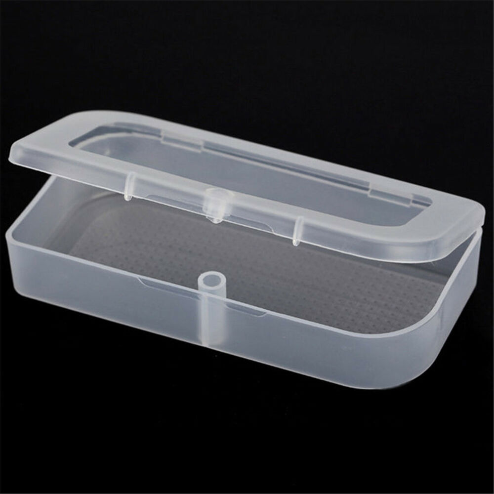 10x Clear/Plastic Transparent With Lid Storage Box Collection Container Cases FG 