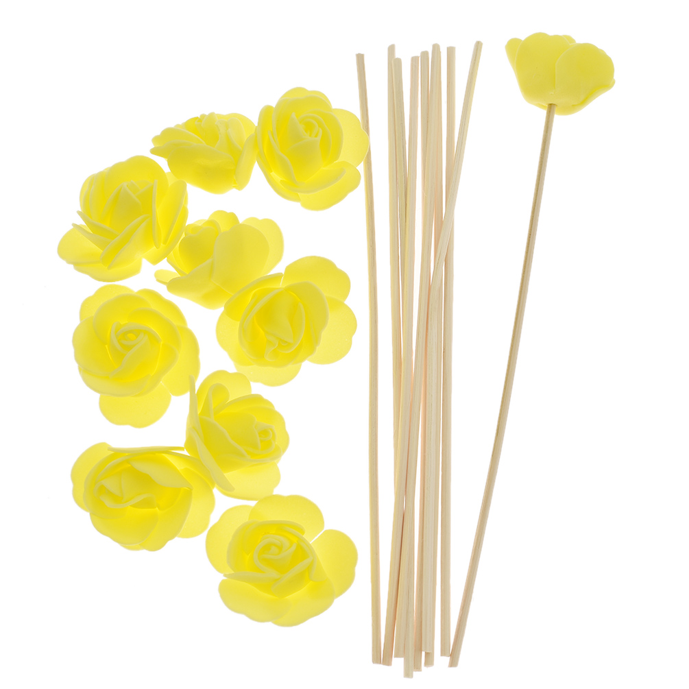 Repuesto de palos difusor de caña de ratán fragancia flor aroma relleno decoración del hogar - Imagen 24 de 36