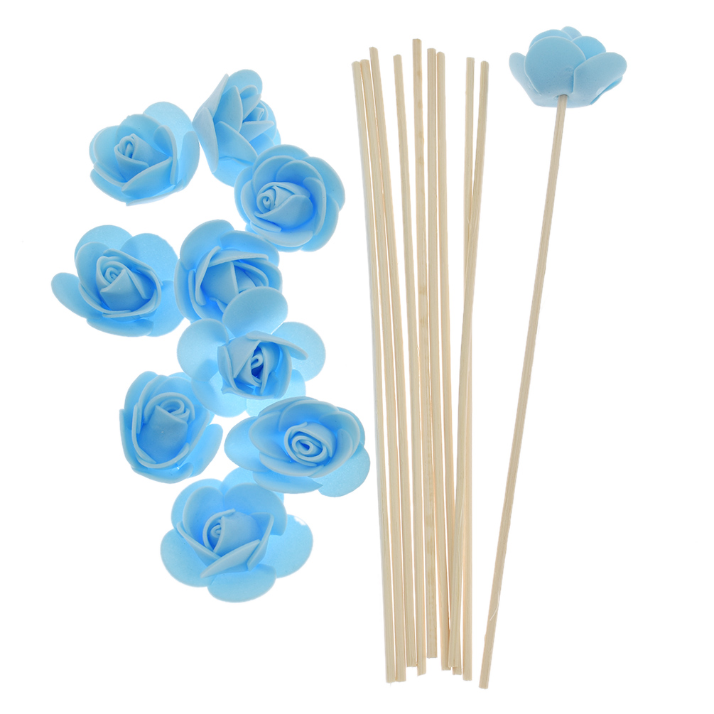 Repuesto de palos difusor de caña de ratán fragancia flor aroma relleno decoración del hogar - Imagen 25 de 36