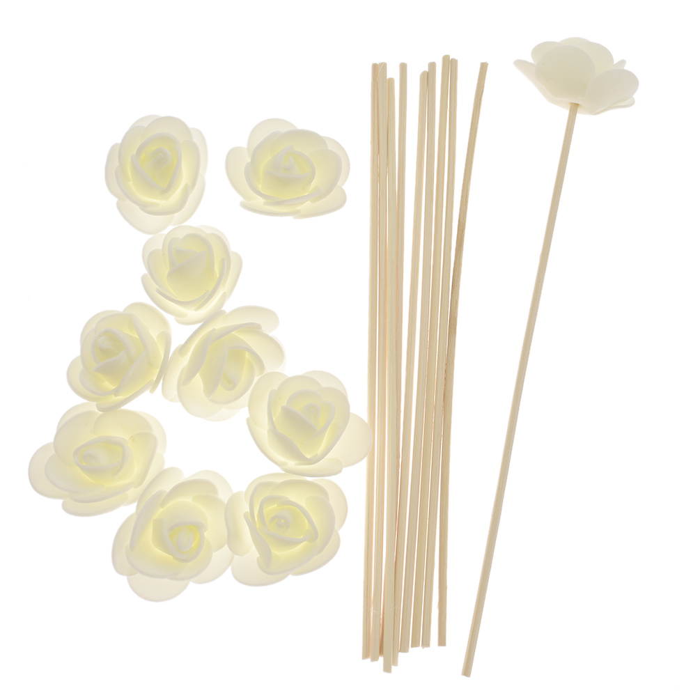 Repuesto de palos difusor de caña de ratán fragancia flor aroma relleno decoración del hogar - Imagen 26 de 36