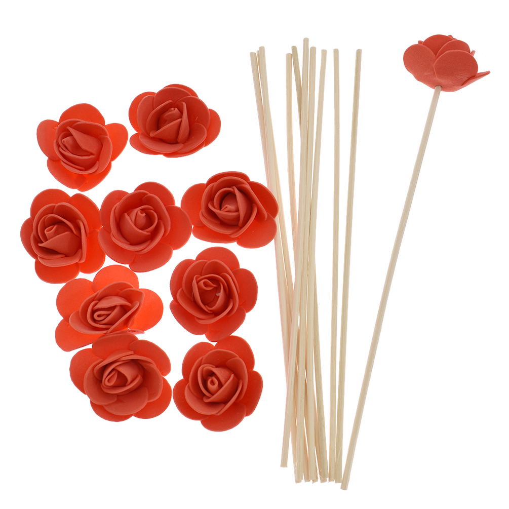 Repuesto de palos difusor de caña de ratán fragancia flor aroma relleno decoración del hogar - Imagen 27 de 36