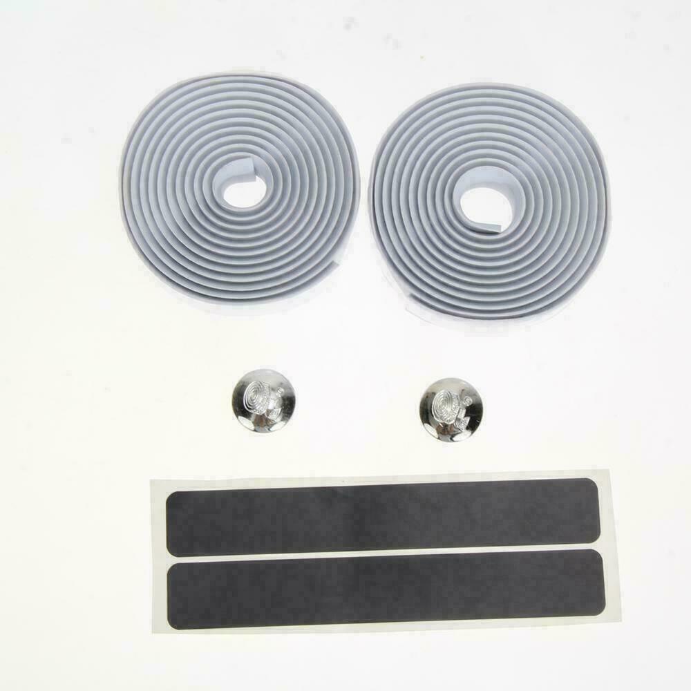 Carbon Fiber Bike Handlebar Tape Comfort GEL Road Wrap+2 Bar Belt Bicycle Parts - Picture 15 of 25