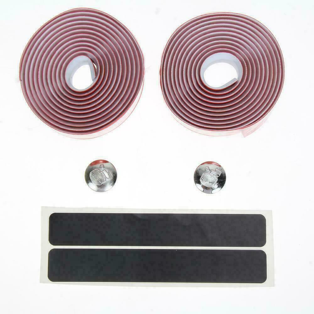 Carbon Fiber Bike Handlebar Tape Comfort GEL Road Wrap+2 Bar Belt Bicycle Parts - Picture 18 of 25