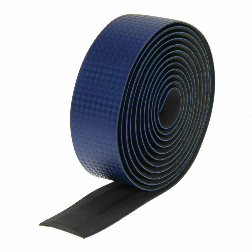 Carbon Fiber Bike Handlebar Tape Comfort GEL Road Wrap+2 Bar Belt Bicycle Parts - Picture 20 of 25