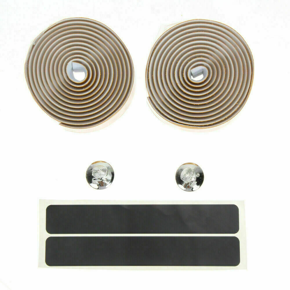 Carbon Fiber Bike Handlebar Tape Comfort GEL Road Wrap+2 Bar Belt Bicycle Parts - Picture 24 of 25