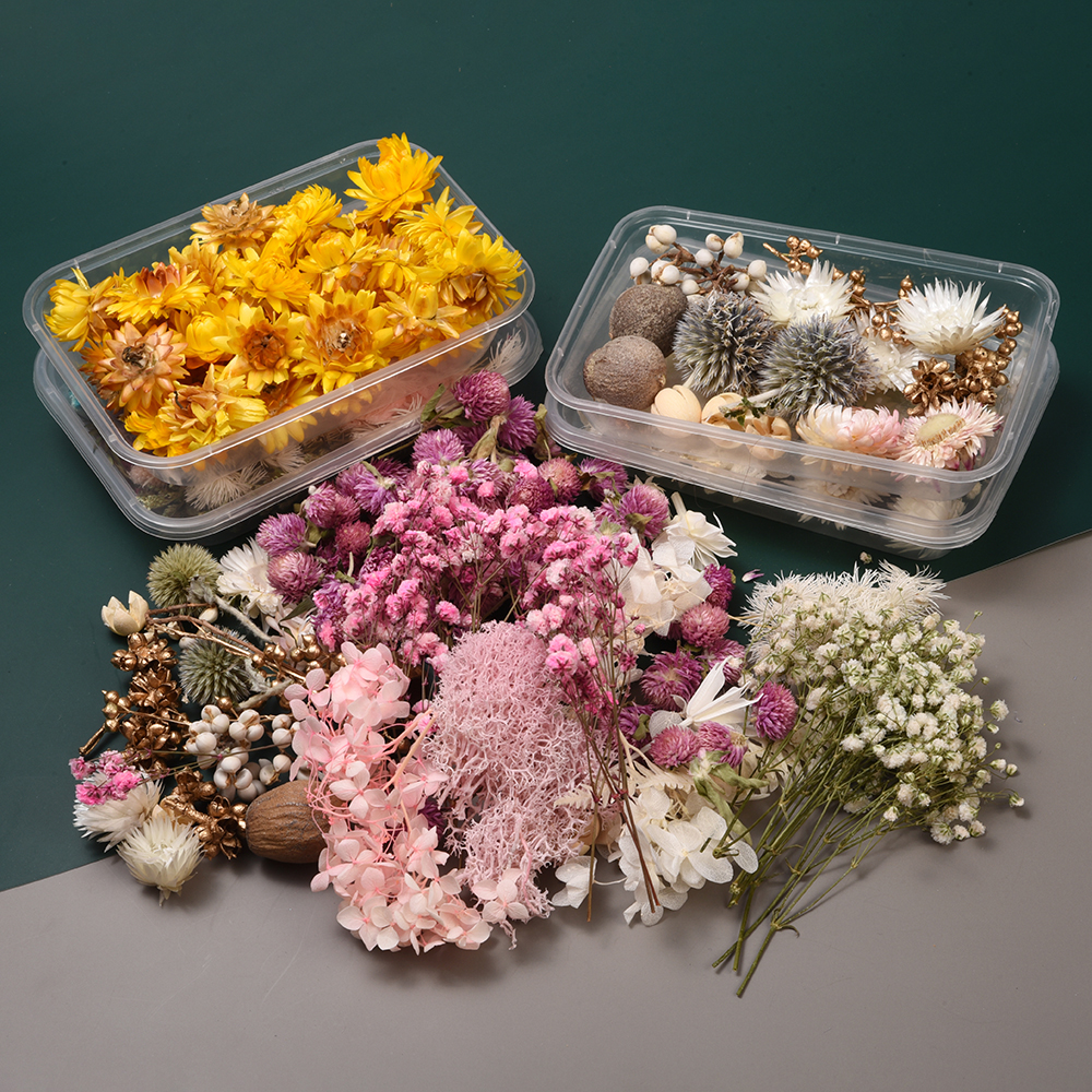 1box Natural Dried Flowers for Epoxy Resin Casting Mold Fillings DIY  Aromatherapy Candles Making Crafts Party Wedding Decoration