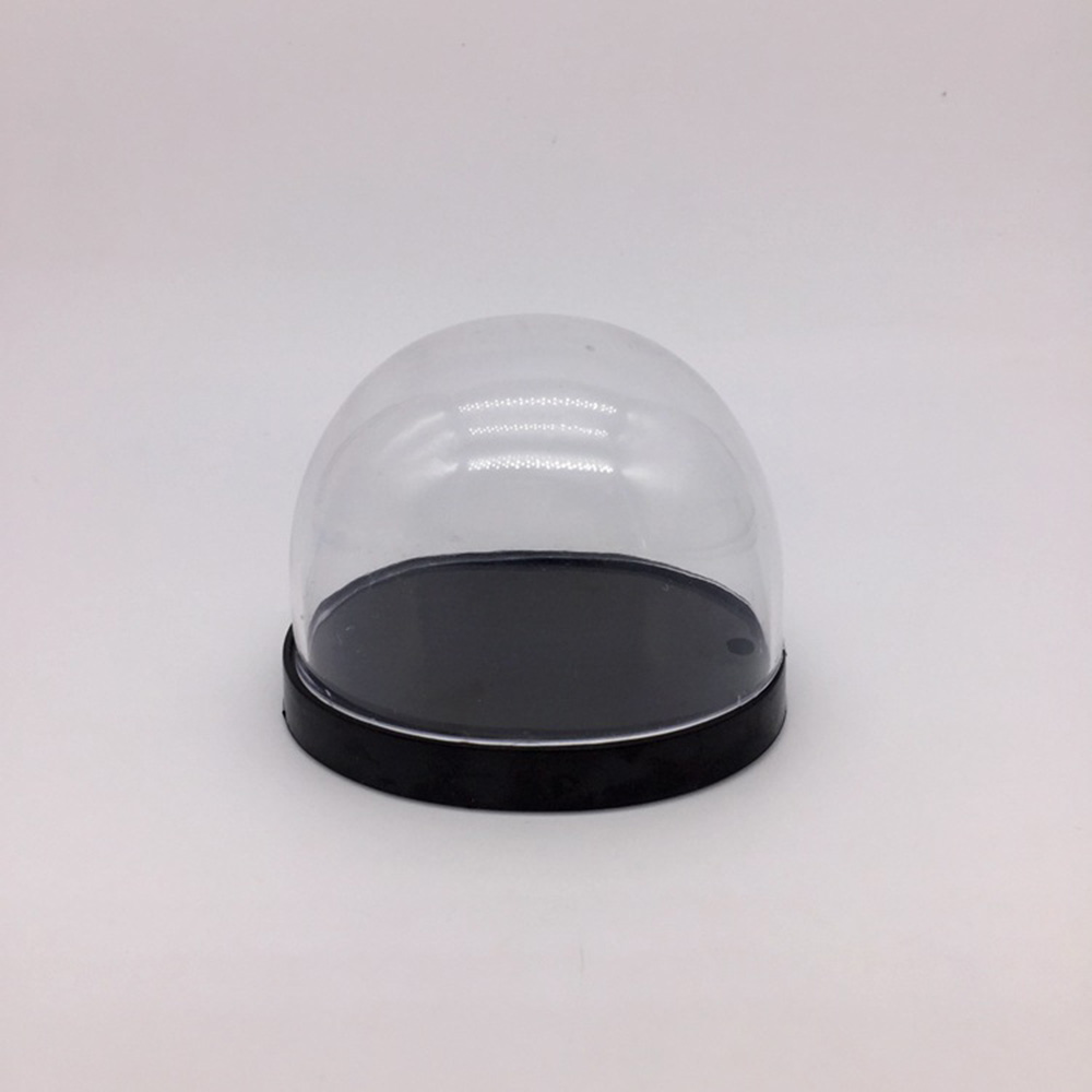 Clear Plastic Dome Display Bell Cover Miniature Dust Cover Micro Landscape Craft - Foto 10 di 11