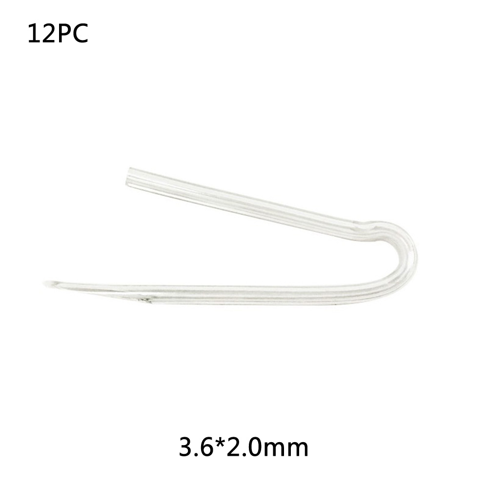 12X Hearing Aid Tubes PRE-CUT Bent BTE Earmold Ear Mold Tubing Clear Replacement - Picture 18 of 18