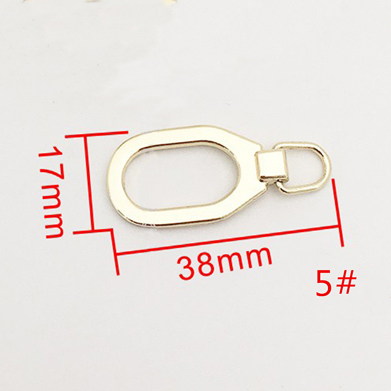 5Pcs 5# 8# Zipper Slider Detachable Pull Heads Instant Repair Replacement Kits