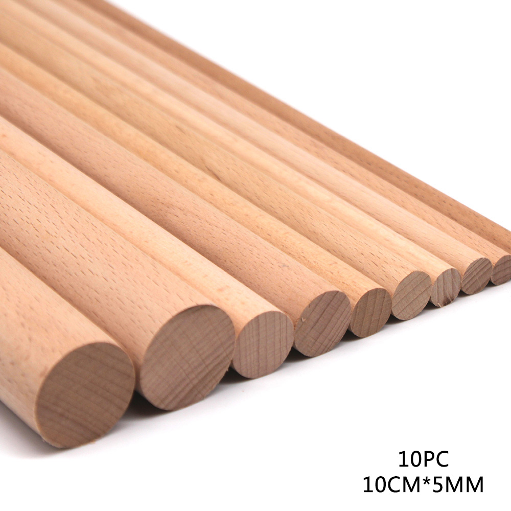 Big set of 5500 wooden sticks (11 cm long, 5 mm dia, birch wood)