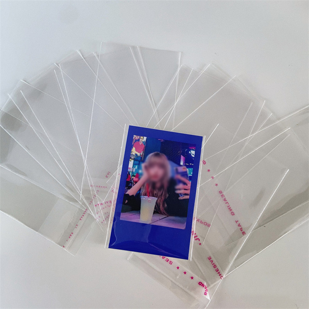20Pcs láser Card Sleeves Holográfico Idol Postal Foto fuente de conjunto de Soporte de juego 