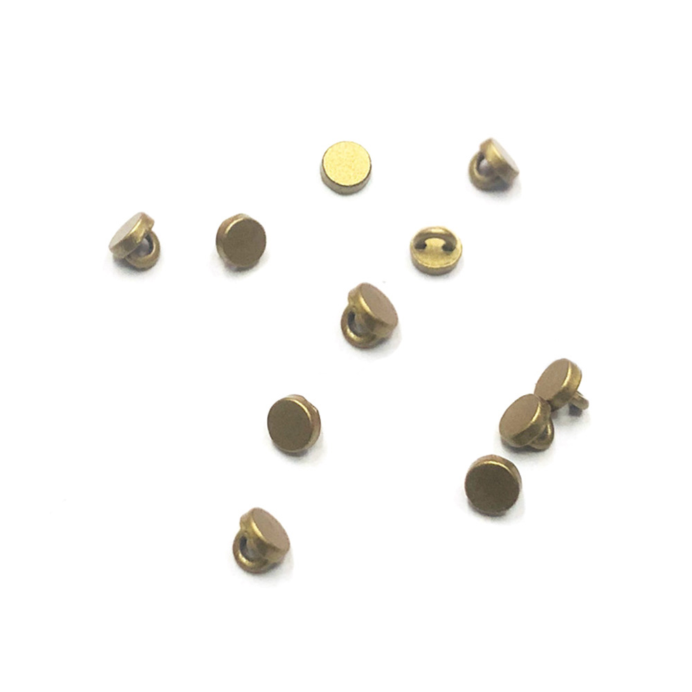 72 PCS Mini Shank Button 4mm Metal Buckle Doll Clothing Sewing Accessories DIY - Picture 8 of 9