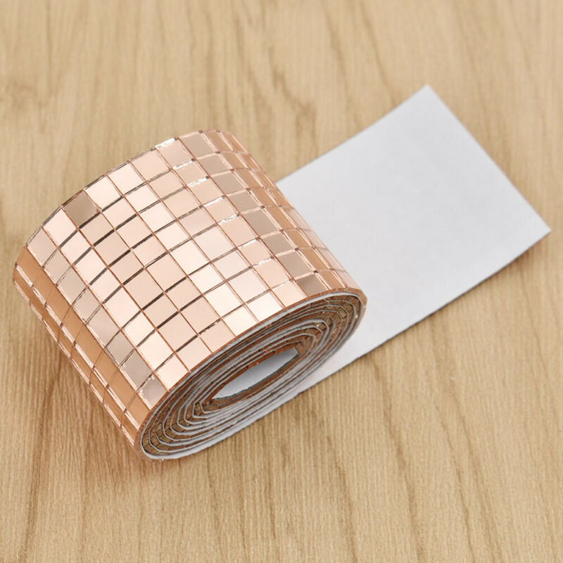 1M Glas Mosaik Fliesen Mini Selbstklebend Spiegel Quadratisch Aufkleber Zuhause Aufkleber Handwerk - Bild 12 von 14