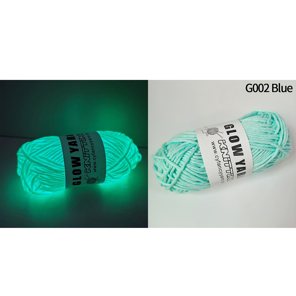 Luminous Wool DIY Woven Hand-knitted Polyester DIY Yarn Glow in