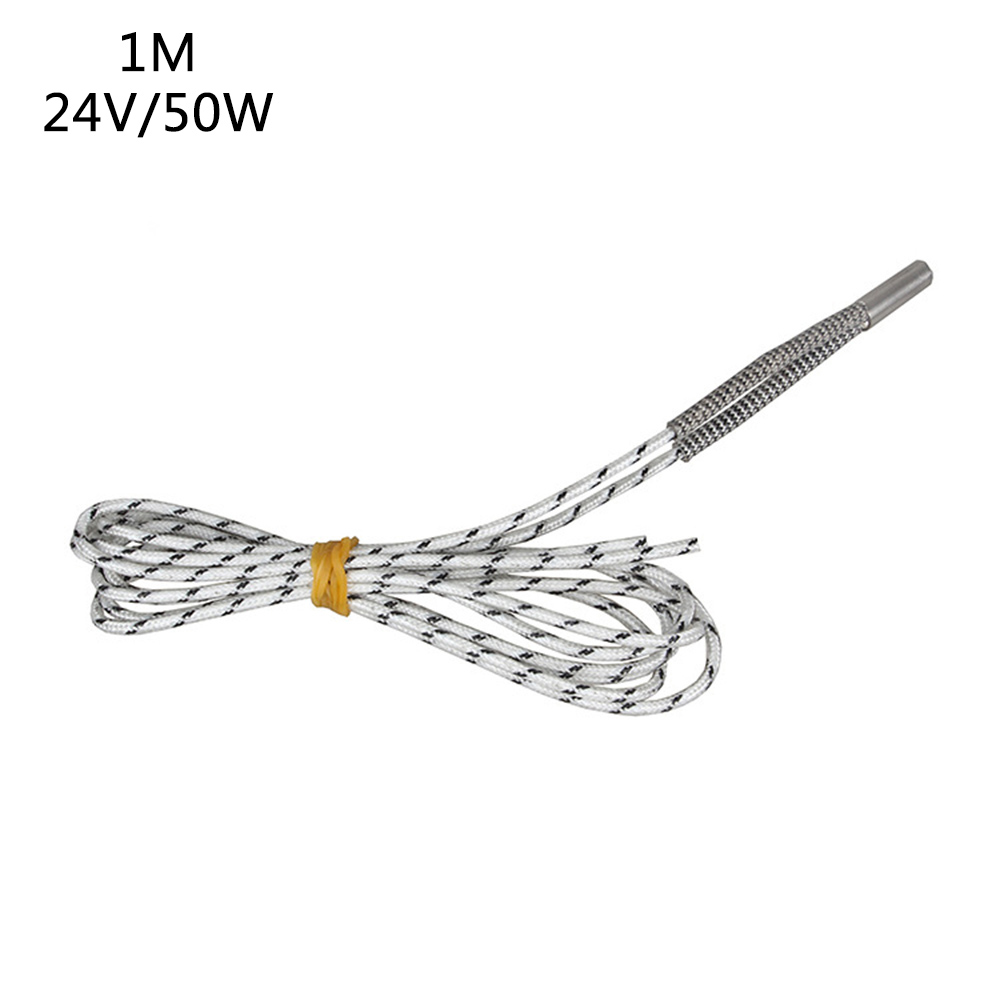 12/24V 50W Heater Cartridge Heating Tube Cable For 3D Printer Hot End 1/2M Craft - Afbeelding 12 van 14
