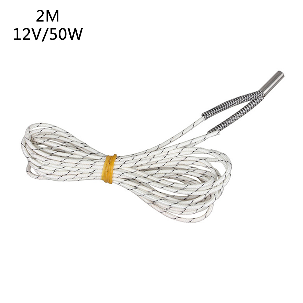 12/24V 50W Heater Cartridge Heating Tube Cable For 3D Printer Hot End 1/2M Craft - Afbeelding 13 van 14