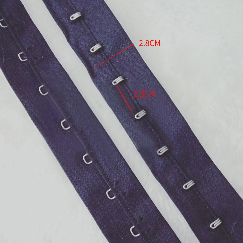 1 Purple Cotton Hook & Eye Tape