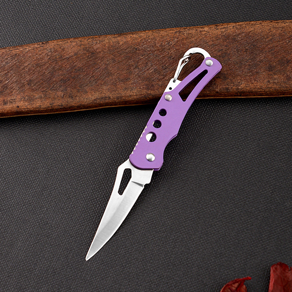 Creative Feather Folding Knife Cute Gadget Pocket Knife Girl Self-defense  Outdoor Fruit Knife Keychain Mini Knife Kitchen Tools - AliExpress