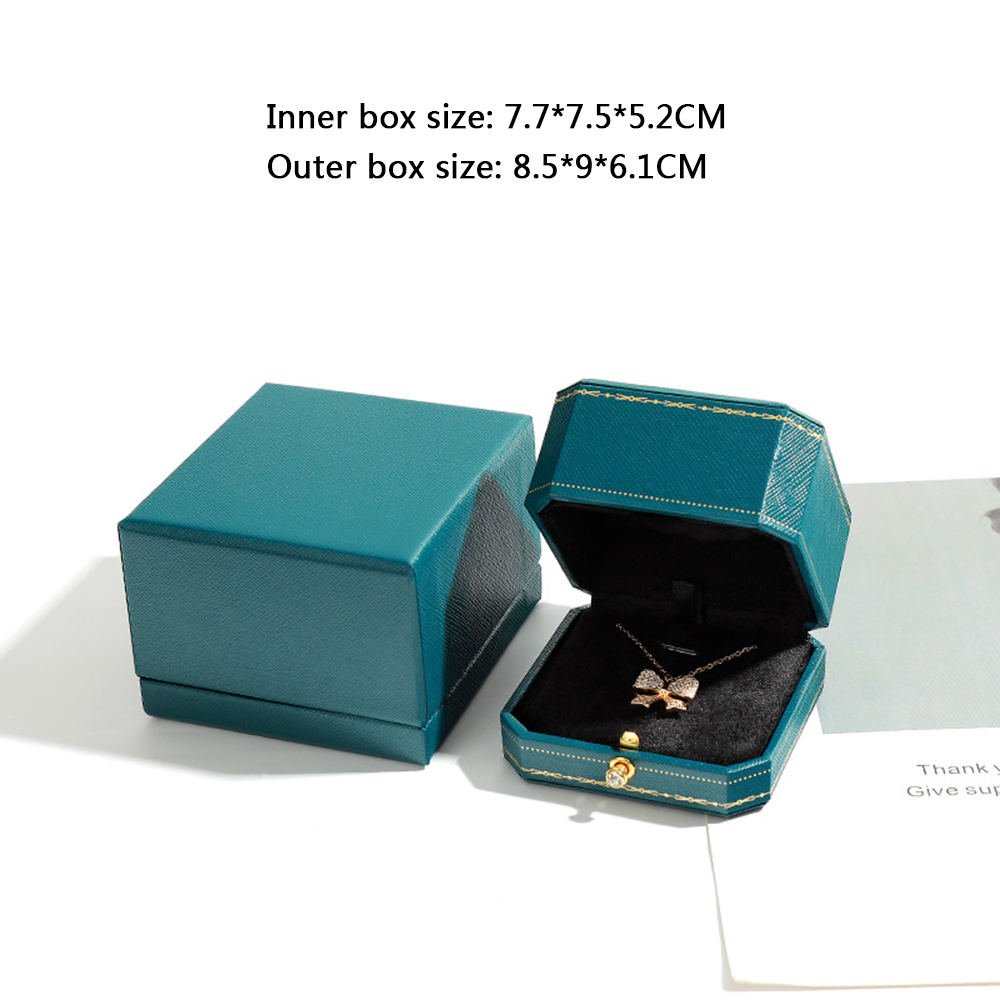 2 Pcs Paper Jewellery Gifts Boxes for Jewelry Display-Rings Small Watches  Necklaces Earrings Bracelet Gift Packaging Box