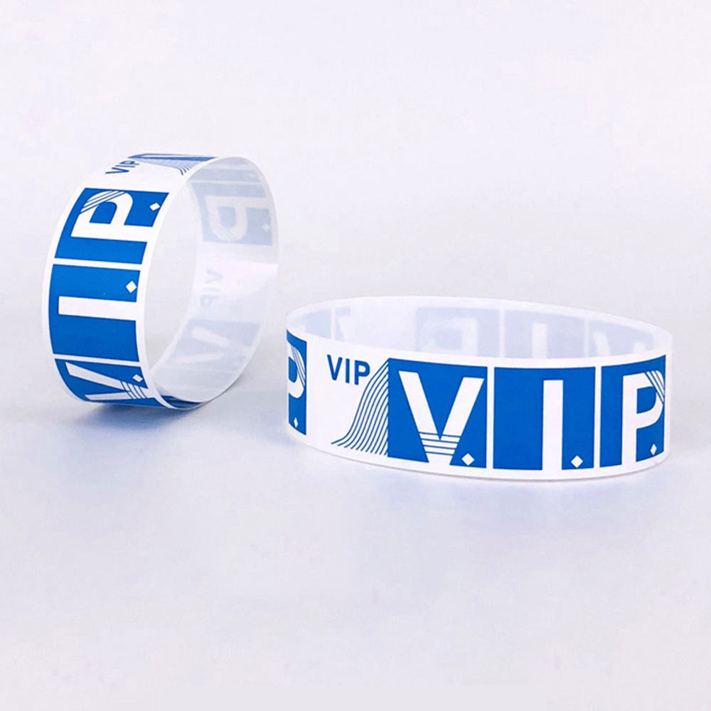 Custom Printing Logo Waterproof Party PVC Lock Adjustable Wristbands,  Entrance Ticket Event Vinyl Paper Wristband with Tabs - China Swimming Pool  Wristband and RFID Bracelet price | Made-in-China.com