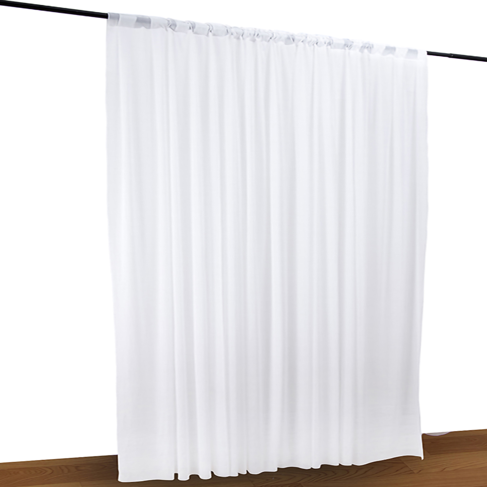 White Window Treatments Curtain Panels 94" Long-Polyester ...