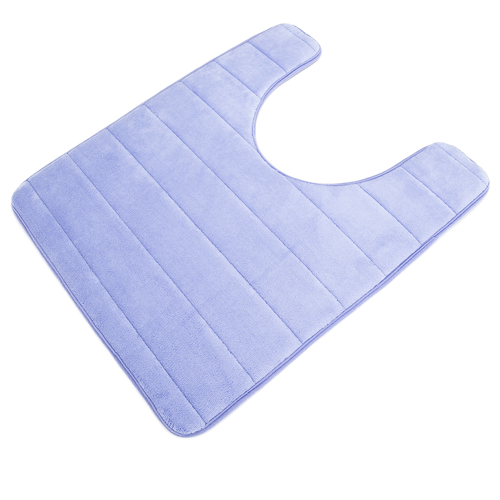 Soft Memory Foam Toilet Bath Mat U-Shaped Water Absorption Non-Slip Cushion NEW - Picture 13 of 16