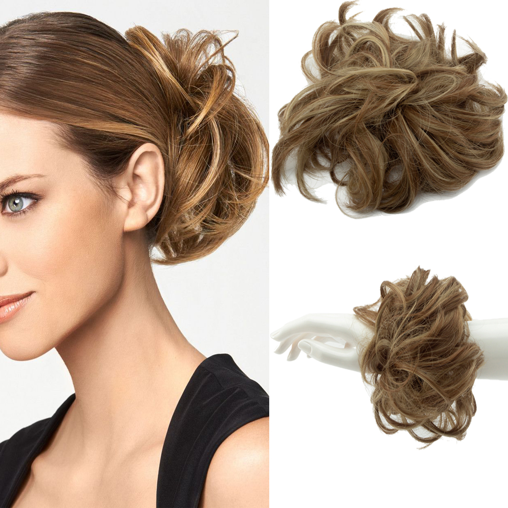 Messy Bun Hair Piece Hair Extension Ponytail Synthetic Scrunchies Ponytail Women - Picture 28 of 33