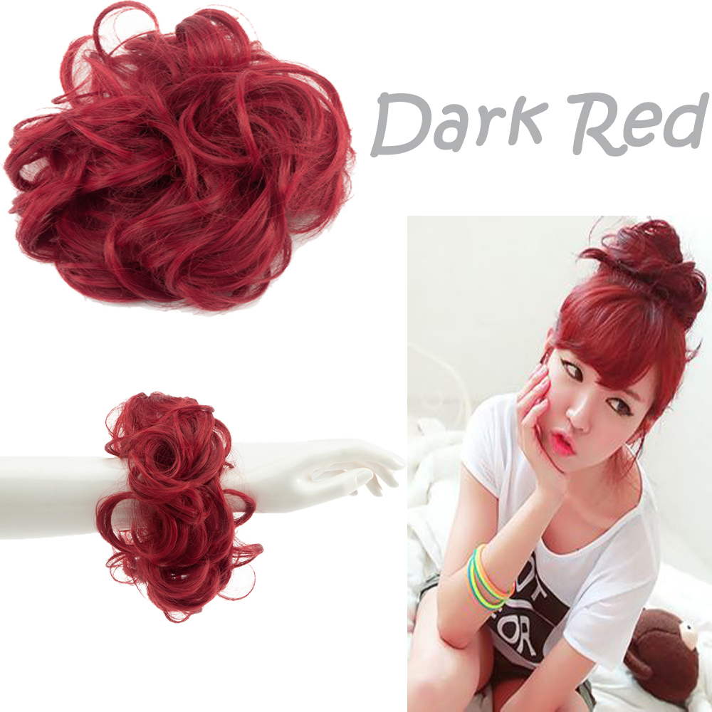 Messy Bun Hair Piece Hair Extension Ponytail Synthetic Scrunchies Ponytail Women - Picture 31 of 33