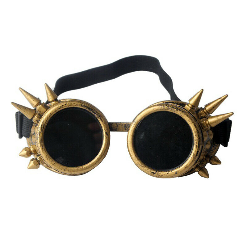 New Goggle Cyber Steampunk Glasses Vintage Retro Welding Punk Gothic FC 